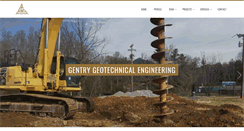 Desktop Screenshot of gentrygeotech.com